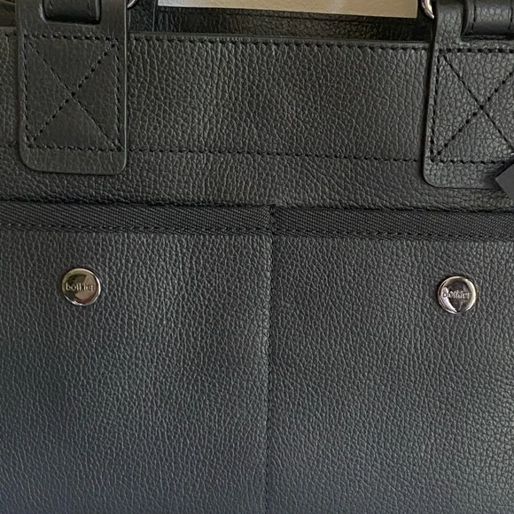 Botkier New York BEDFORD BITE Size 23F2827-ALBLK Black Leather Satchel NWT $288 - Picture 9 of 14
